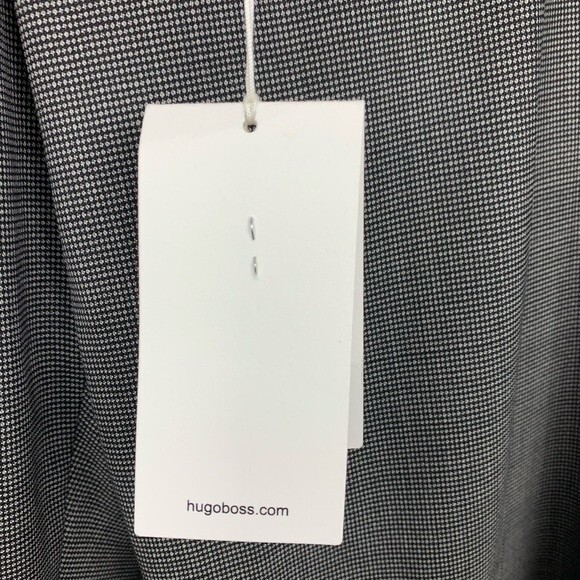 Hugo Boss Tulea Gray Trousers Plus Size 14 NEW Office Career Pants Straight Leg - Picture 5 of 11